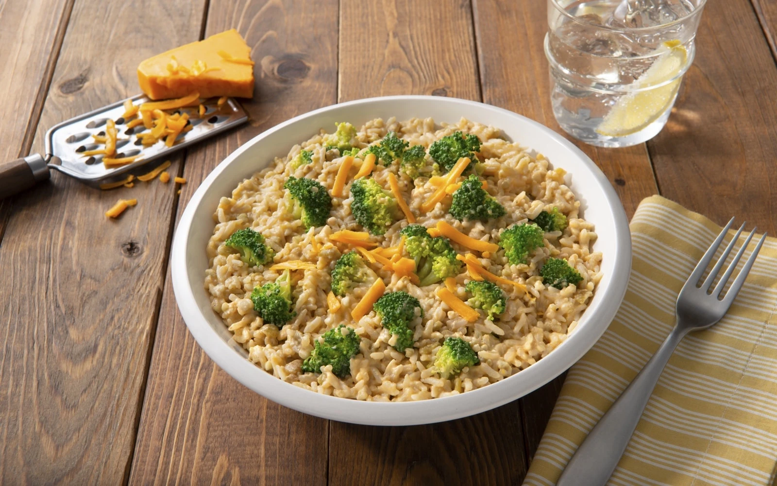 Cheesy Broccoli Grains