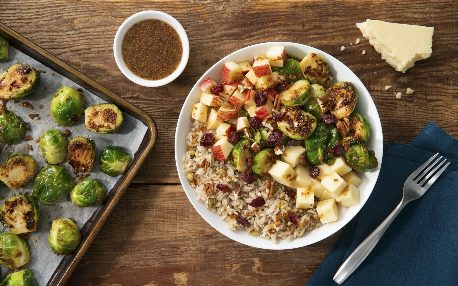 Maple Glazed Sprouts Grain Bowl
