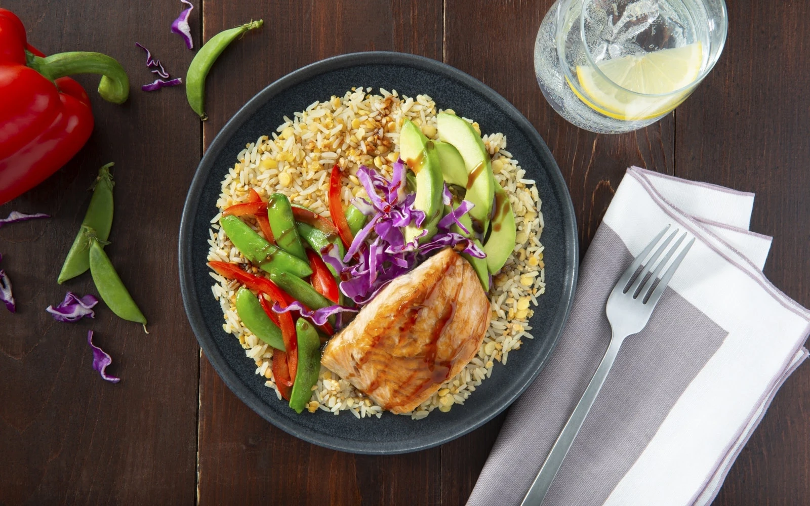 Teriyaki Salmon Grain Bowl
